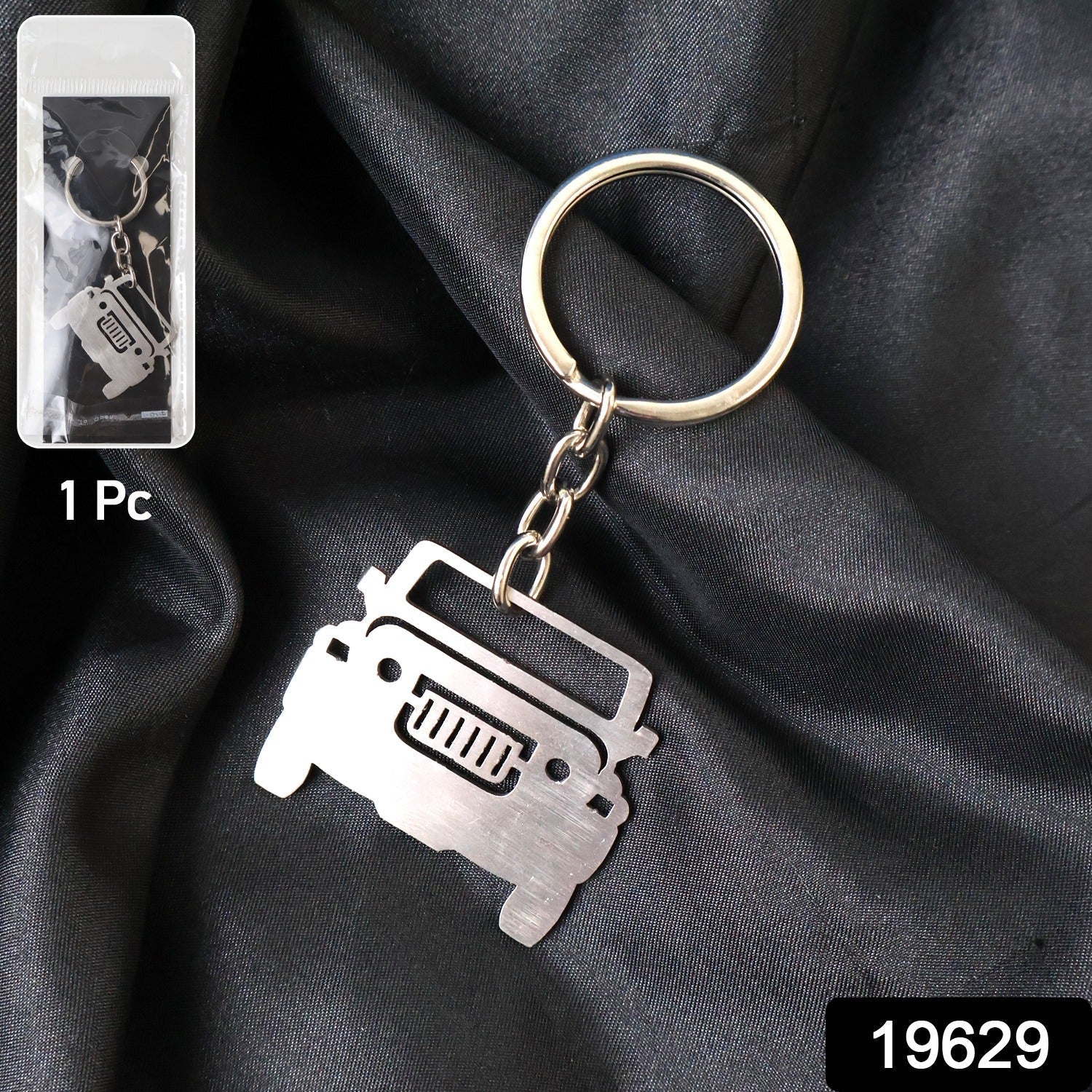 Classic Jeep Design Metal Keyring Classic Jeep Design Metal Keyring